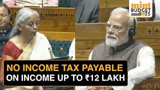 BIG RELIEF! No Income Tax Up to ₹12 Lakh | Union Budget 2025 Highlights