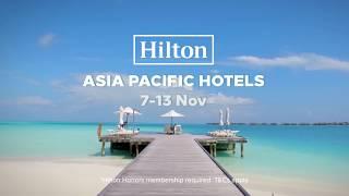 35% off Hilton Hotels in Asia Pacific!