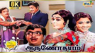 Arunodhayam Movie 8K Full Comedy | Sivaji Ganesan | Saroja Devi | R. Muthuraman | Raj 8k Comedy