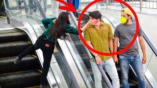 Holi Special Prank On The Escalator || Funny Video  ||Khushi Pandey