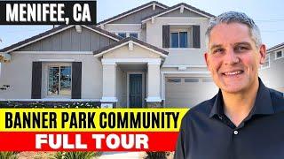 Banner Park in Menifee : Full Tour of Heritage, Crest, Merit Homes