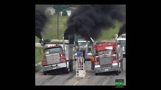 Wheelie Machine Ford LTL9000 vs Kenworth Loaded Big Rig Racing. Unc's Semi Stampede 2024