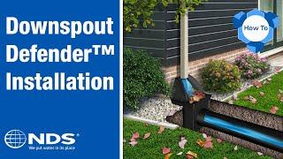 How to Install the NDS' Downspout Defender™ Drainage Grate | NDS Drainage Systems