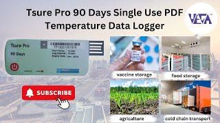 Tsure pro 90 Days single use pdf Temprature Data logger #datalogger