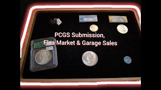 Garage Sale Gold?! | Small PCGS Submission & Flea Market Success!