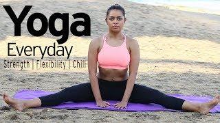 Everyday YOGA ROUTINE at Home | Top 10 Best Yoga Stretches to Do Every Single Day For Good Health |