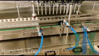 12 Head Servo PLC Liquid Filling Machine, High-Speed Servo Liquid Filler, Servo Based Liquid Filler