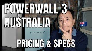 Australia Tesla Powerwall 3 Specifications | Three Phase Backup?