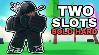 SOLO HARD Pls Donate Triumph With TWO TOWER SLOTS | Roblox TDS