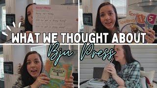 What WORKED & What DIDN'T | Homeschool Curriculum | BJU Press, ACE & Master Books