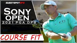 Sony Open | SweetSpotDFS | Course Fit