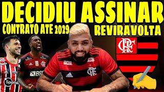 NEGÓCIO FECHADO! GABIGOL RENOVANDO CONTRATO COM O FLAMENGO/️ GERSON ASSINANDO CONTRATO!