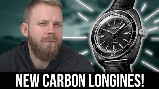 A SWING & A MISS - New Longines Carbon Diver. New Watches From G-Shock and Ebel