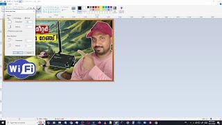 how to change image resolution on windows paint