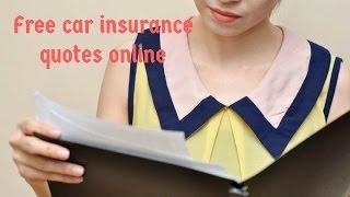 Free online insurance quotes