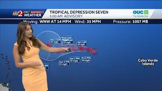 Tracking the Tropics: Tropical Depression 7 could form into tropical storm soon, then weaken