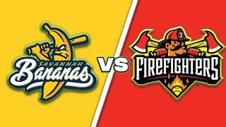 Savannah Bananas vs The Firefighters at Angel Stadium in Anaheim, California!
