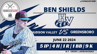 Ben Shields Vs. Greensboro Grasshoppers 6/22/24