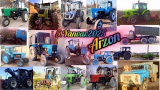 Arzon Traktorlar 5.Yanvar.2025 Mtz Ttz T28 T40 Yumz New Holland Claas Zil-131 Gaz53 Maz G'isht zavod