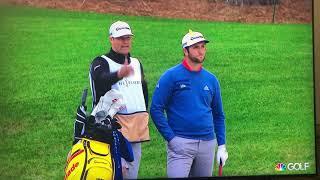 Jon Rahm Ignores caddy then drops F-BOMB on live pga feed