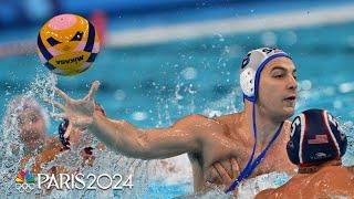 Serbia sinks U.S. men's water polo behind a prolific power play | Paris Olympics | NBC Sports