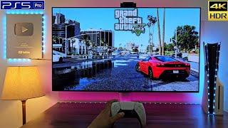 GTA V (PS5 PRO) 4K HDR + Ray Tracing | Better than PC GTA V Enhanced ??