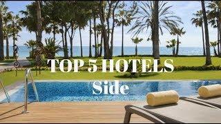 TOP 5 hotels with 5* in Side, Best Side hotels 2020, Turkey