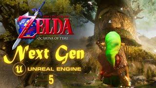 ⭐[4K] Zelda Ocarina of Time Next Gen: Kokiri Forest - Unreal Engine 5