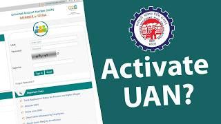 How to Activate Your UAN (Universal Account Number) | EPFO | Easy Apply