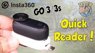 Insta360 GO 3/3S Quick Reader : Best ‘GO’ Accessory Ever?! - REVIEW