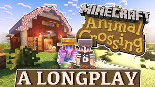 Cozy Animal Crossing in Minecraft Longplay - Listen while you Work, Study, Game or Sleep - 120 Days