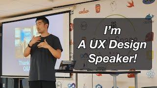 A Week In The Life Of A UX Designer - My First Time Being A UX Speaker