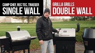 Camp Chef vs Grilla Grills | Double Wall Insulation Test in Cold Weather