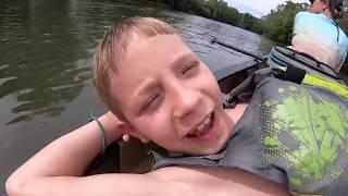 Boone canoes down the Shenandoah River outside Front Royal Virginia and gets caught in a rain storm!