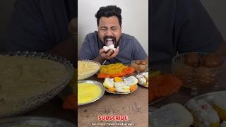 Gulab jamun & Rasgulla Ka BUM KA GOLA FOOD CHALLENGE in India #shorts #foodie #foodlover