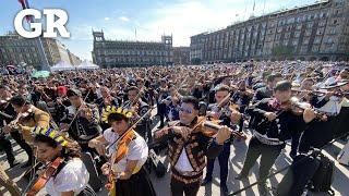 Entonan 'Cielito Lindo' y rompen mariachis Récord Guinness