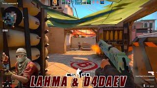 Lahma 300 IQ и D4daev в csgo | #lahmadju #csgo