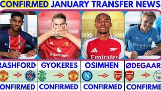 THE LATEST CONFIRMED TRANSFER NEWS AND RUMOURS TRANSFERS 2024| RASHFORD, GYOKERES, OSIMHEN, ØDEGA.