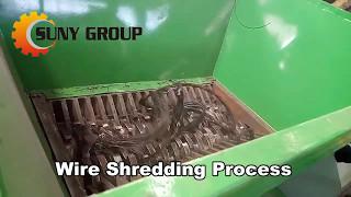 Tyre Steel Wire Shredder/ shred steel wire bundles into small pieces