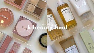 huge aesthetic kbeauty haul  skin1004, clio, romand, peripera & more