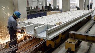 They Hide Styrofoam Inside! Process of Making Light Weight Concrete Slab for Modern Buildings