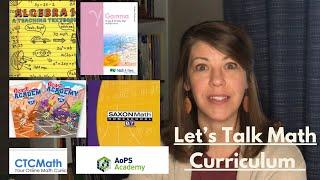 HOMESCHOOL MATH Curriculum- Highschool, Middle School, Elementary.  What has worked!