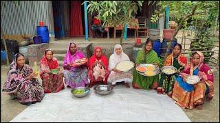 আজকে আয়োজন  ননদের বাড়ি চাচি চাচা  প্রতিবেশীদের মুরগি দিয়ে খিচুড়ি রান্না  করে খাওয়ালাম