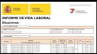 Obtención en menos de 5 minutos de tu vida laboral por internet