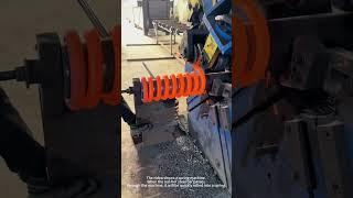 Making noodle-like springs Good tools and machines can improve work efficiency