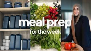 meal prep with me | healthy & high protein