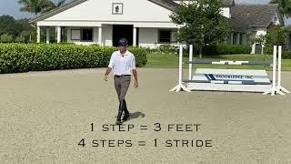 At Home with Glenbeigh Farm | Walking a Distance | Show Jumping Training Tips