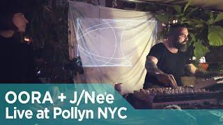 Oora + J/Née  -  Live Improvisation Audio/Visual Set at Pollyn NYC