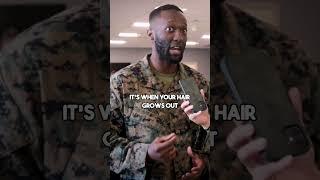 Can you join the military with a beard? #military #marine #army #navy #airforce #interview #shorts