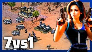 Red Alert 2 | BF Maneuvers | (7 vs 1 + Superweapons)